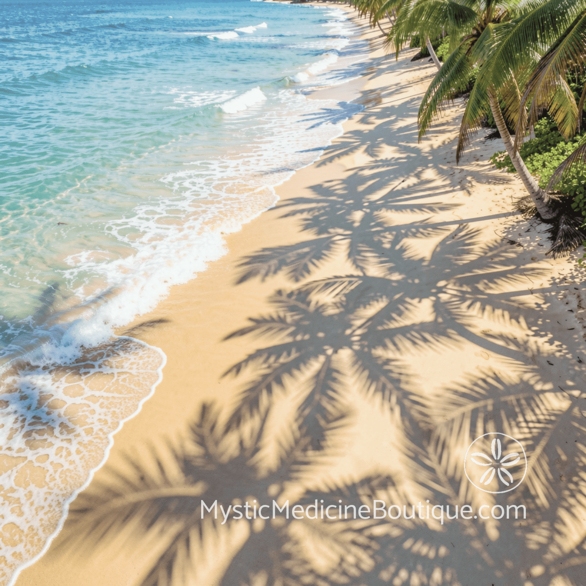 Palm shadows on tropical shore — abandonment pattern recognition why the same rejection keeps repeating and how to break free