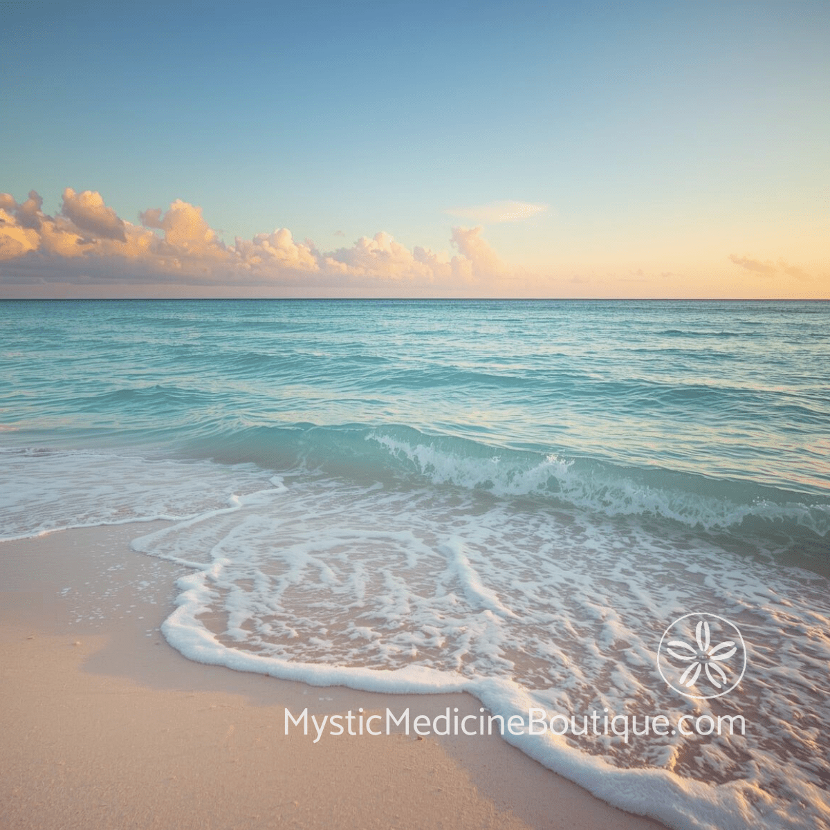Calm beach at sunrise representing solar plexus confidence healing through integrated nursing and Reiki Master wisdom