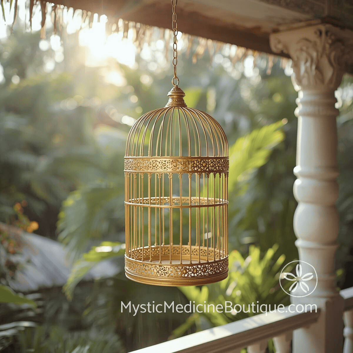 Success reckoning: a golden birdcage on a porch — the spiritual crisis of achievement without fulfillment