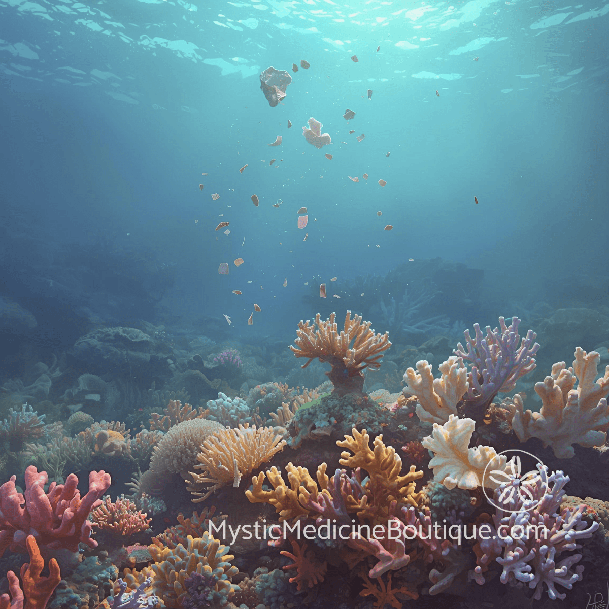 Spiritual teacher betrayal emergency — vibrant coral reef underwater representing the complete collapse of spiritual foundation when a guru shatters sacred trust