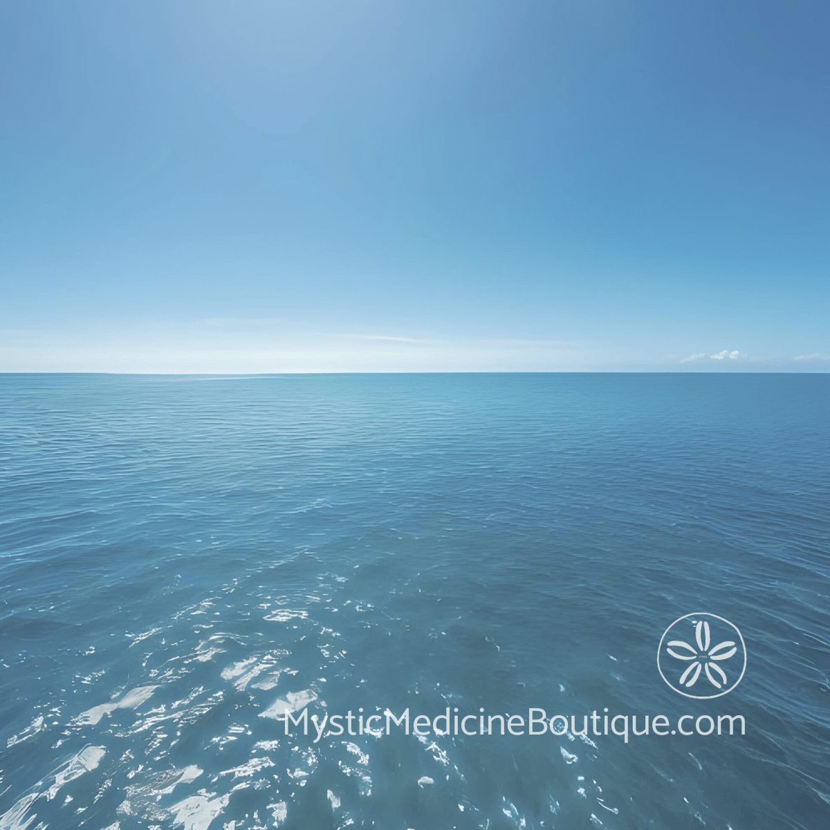 Calm open ocean horizon representing the desperate longing for space and relief during 24/7 caregiving spiritual emergency