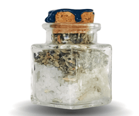 Close-up of Protection crystals for clearing darkness and negative spiritual attacks