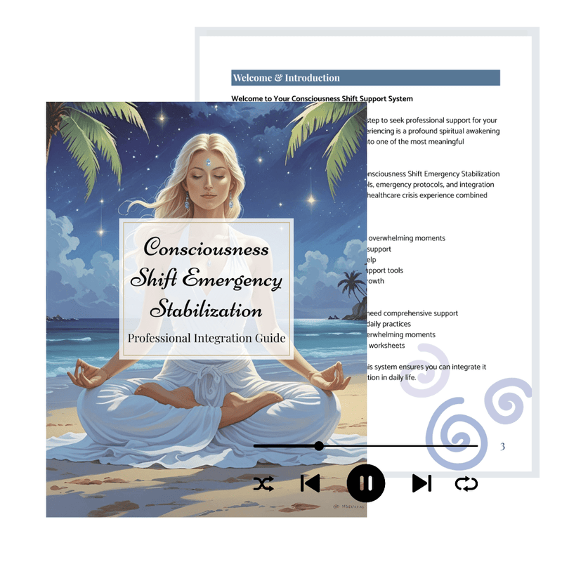 Consciousness Shift Emergency Stabilization: Complete Professional System for Spiritual Awakening Crisis - Mystic Medicine Boutique