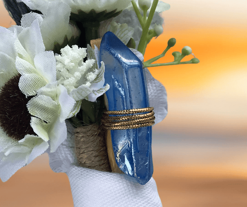 Cobalt Aura quartz in Heavenly Magic Celestial Contemplation Crystals - Dorian Lynn