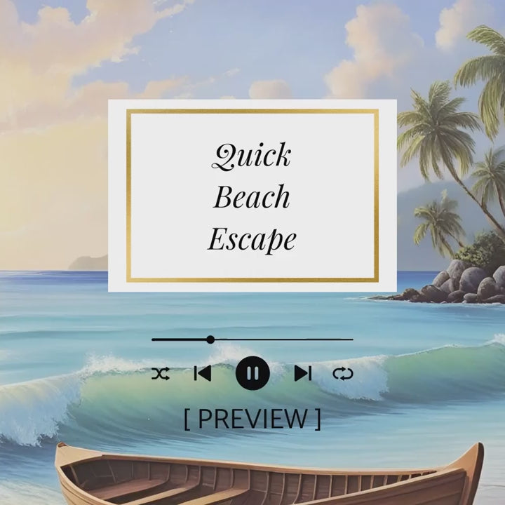 Beach meditation preview for Digital overwhelm meditation retreat for spiritual first aid and tech addiction