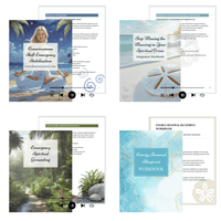 Spiritual Emergency First Aid Kit professional crisis response system with consciousness shift stabilization meditation and workbooks by RN Reiki Master