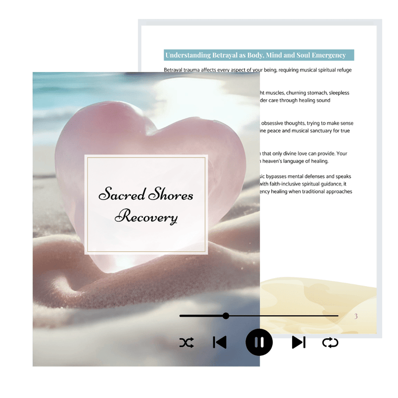 Sacred Shores Recovery: 22 - Minute Musical Spiritual Refuge for Betrayal Trauma - Mystic Medicine Boutique