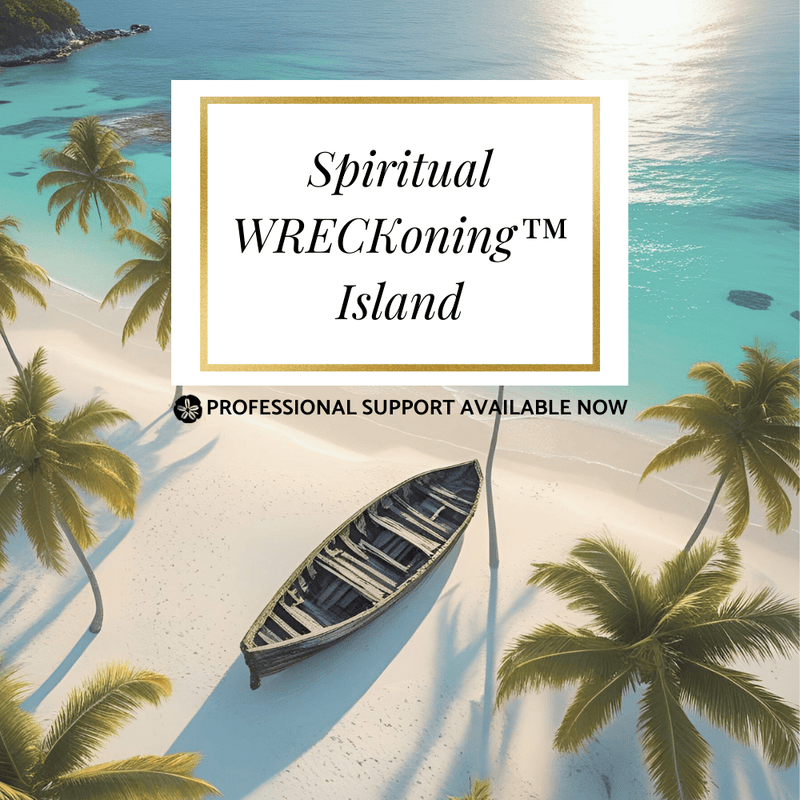 Spiritual Reckoning Island - Professional Crisis Support Meditations - Mystic Medicine Boutique