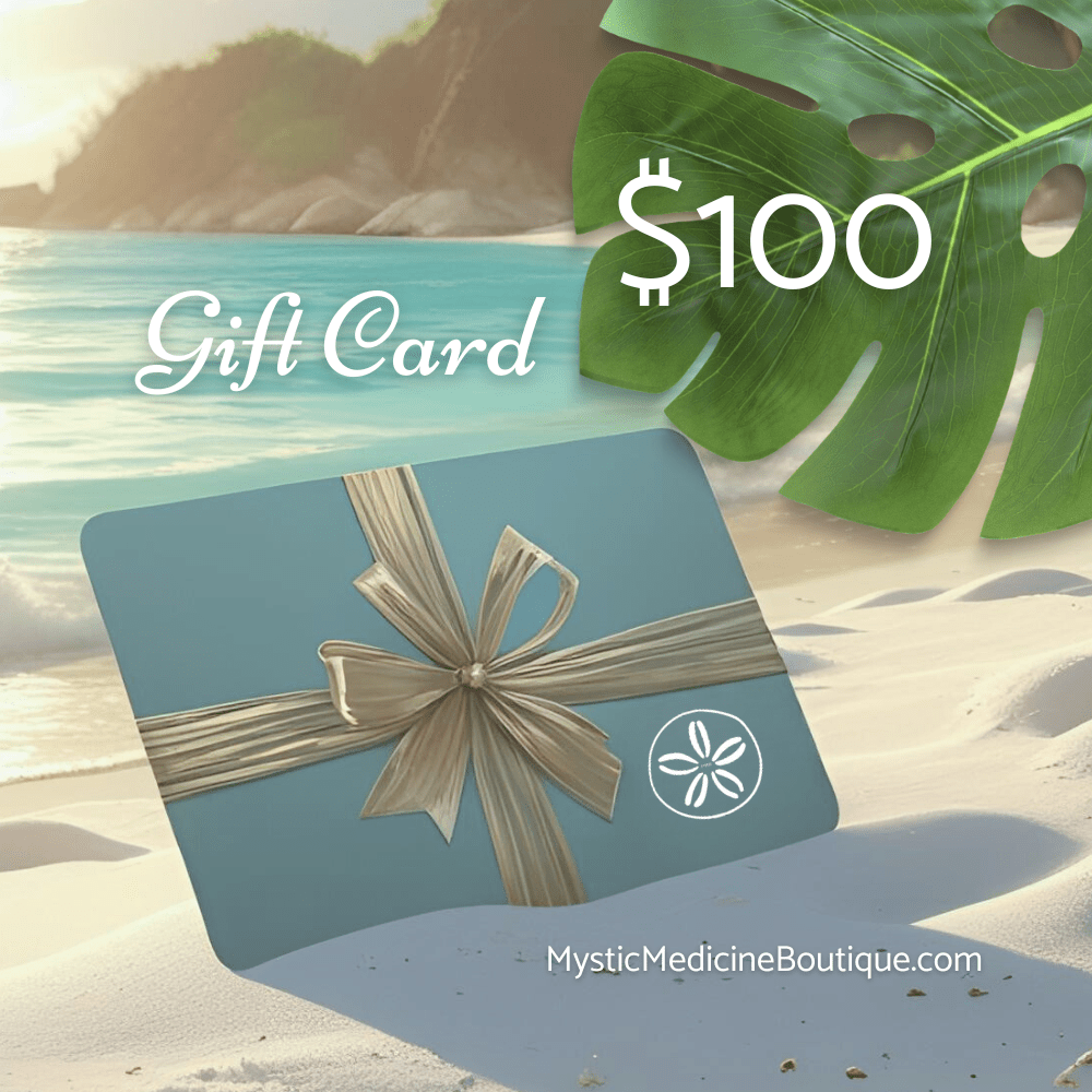 Spiritual healing gift cards for mystic medicine and divine wellness services $100
