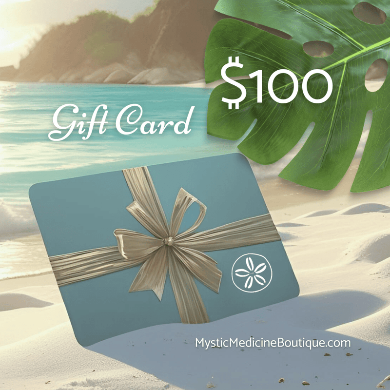 Spiritual healing gift cards for mystic medicine and divine wellness services $100