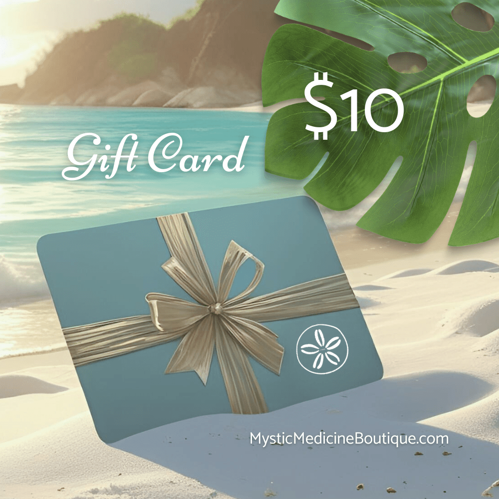 Spiritual healing gift cards for mystic medicine and divine wellness services $10
