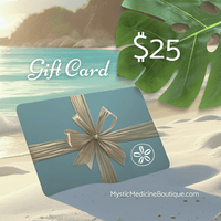 Spiritual healing gift cards for mystic medicine and divine wellness services $25