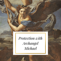 Archangel Michael protection video with angelite and sugilite crystals