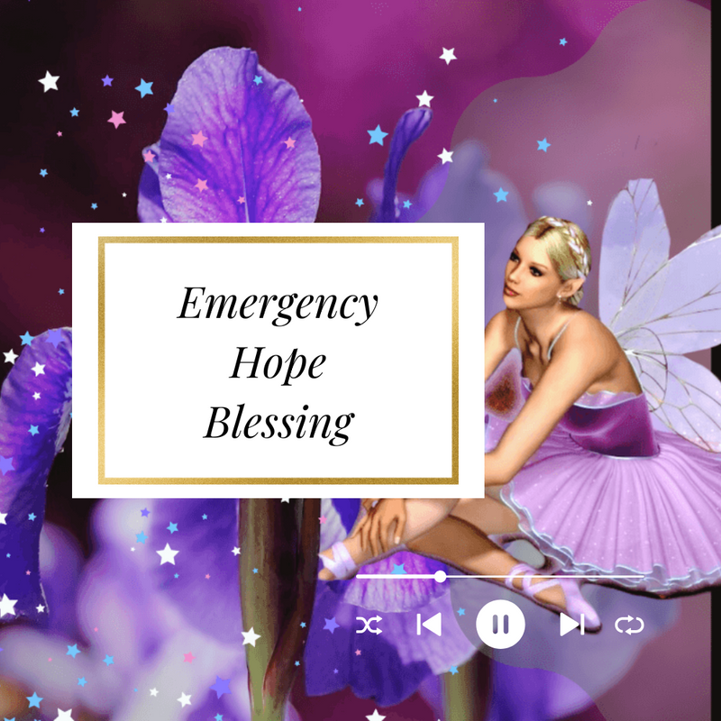 Divine light blessing video for hope when drowning in despair and darkness