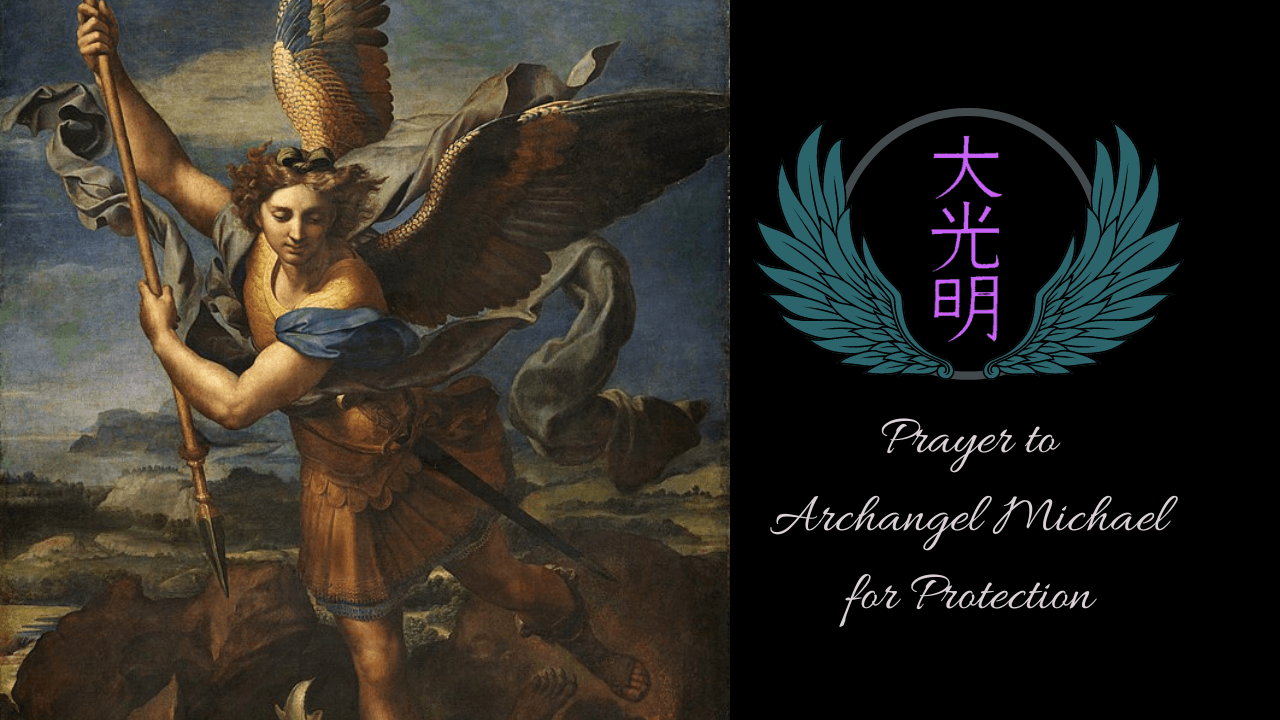 Archangel Michael protection video with angelite and sugilite crystals